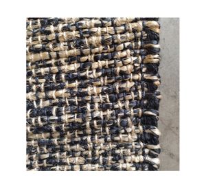 Alfombra grande Empty yute melange/negro 160x230 cm