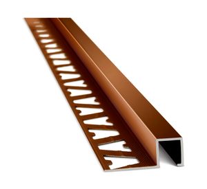 Guardacanto Quad 10x10mmx2.5m oro rosa