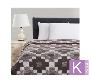 Frazada Flannel café king