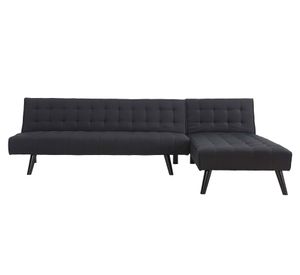 Sofá seccional Paris negro