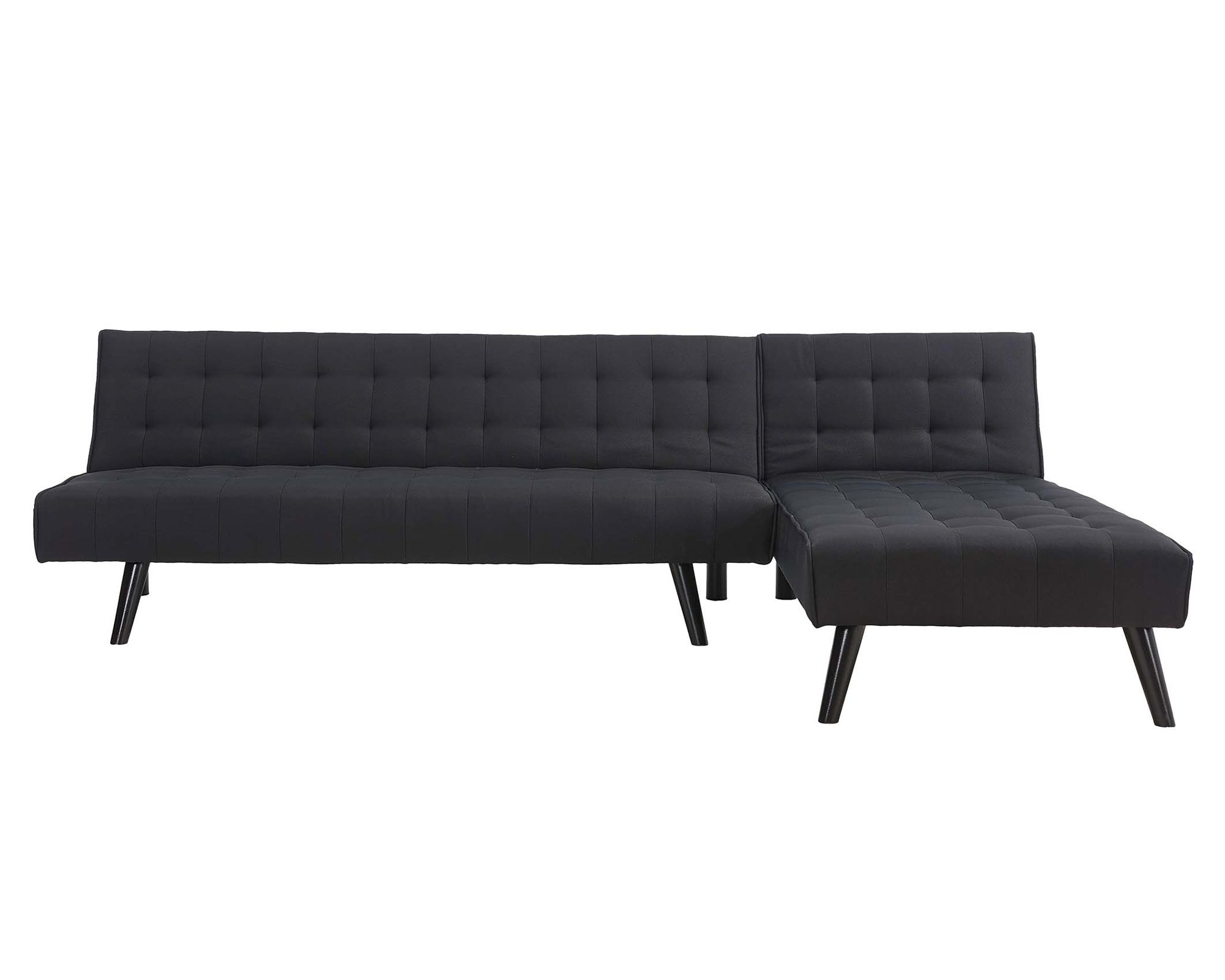 M+Design Sofá seccional Paris negro