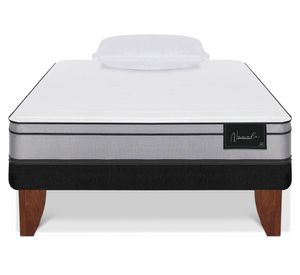 Cama europea 1.5 plazas Nuvola + almohada