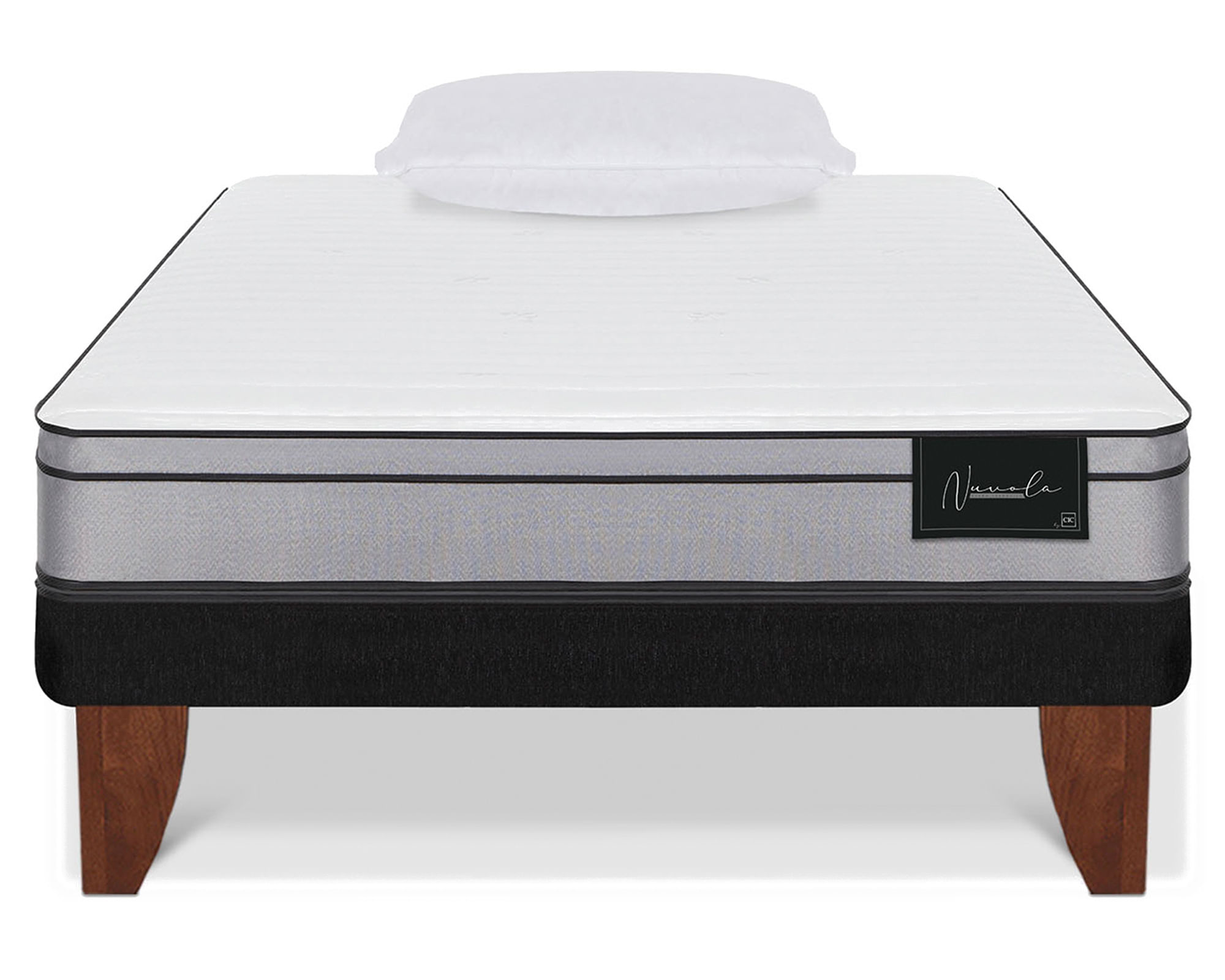 CIC Cama europea 1.5 plazas Nuvola + almohada