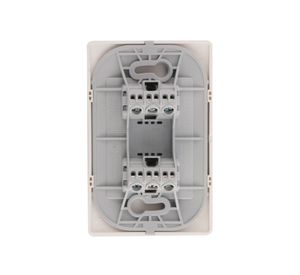 Placa armada interruptor 10A 9/24 Luzica blanco Bticino