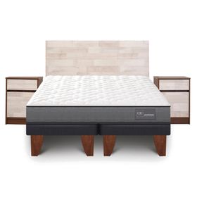 Cama europea king Anatomic patas + set Legno
