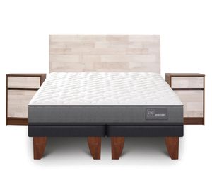 Cama europea king Anatomic patas + set Legno