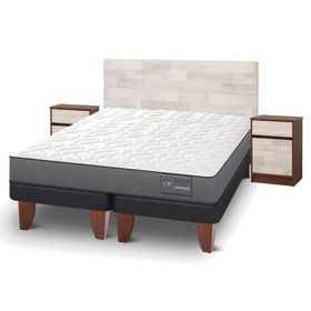 Cama europea king Anatomic patas + set Legno