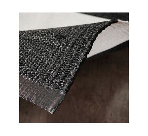 Alfombra grande Kala D2 PVC negro 200x300 cm