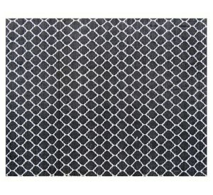 Alfombra grande Kala D1 PVC negro 200x300 cm