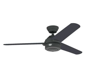 Ventilador techo reversible 52'' 67W Carrera castaño o grafito Hunter