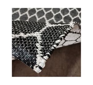 Alfombra grande Kala D1 PVC negro 200x300 cm