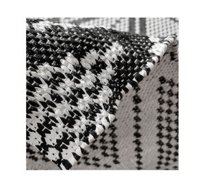 Alfombra grande Kala D3 PVC negro 160x230 cm