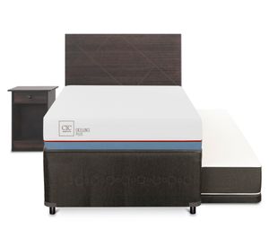 Diván 1.5 plazas Excellence Plus +  Set Villarrica gris