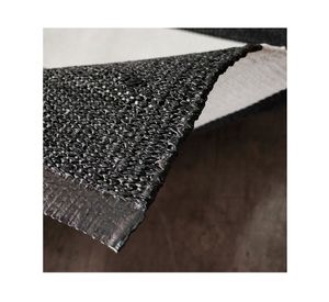 Alfombra grande Kala D2 PVC negro 120x170 cm