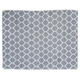 Bajada de cama Kala D1 PVC gris 70x110 cm