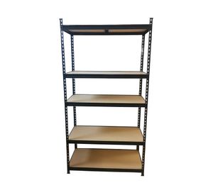 Estante metálico negro 5 niveles