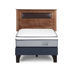 Cama europea Indie 1.5 plazas + Respaldo Ferrara