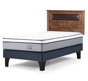 Cama europea Indie 1.5 plazas + Respaldo Ferrara