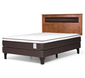 Cama europea 2 plazas New Style 4 Plus + respaldo Ferrara