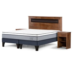 Cama europea Indie 2 plazas base dividida + set Ferrara