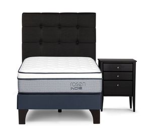 Cama europea Indie 1.5 plazas + Set Issey