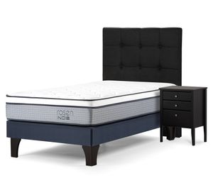 Cama europea Indie 1.5 plazas + Set Issey