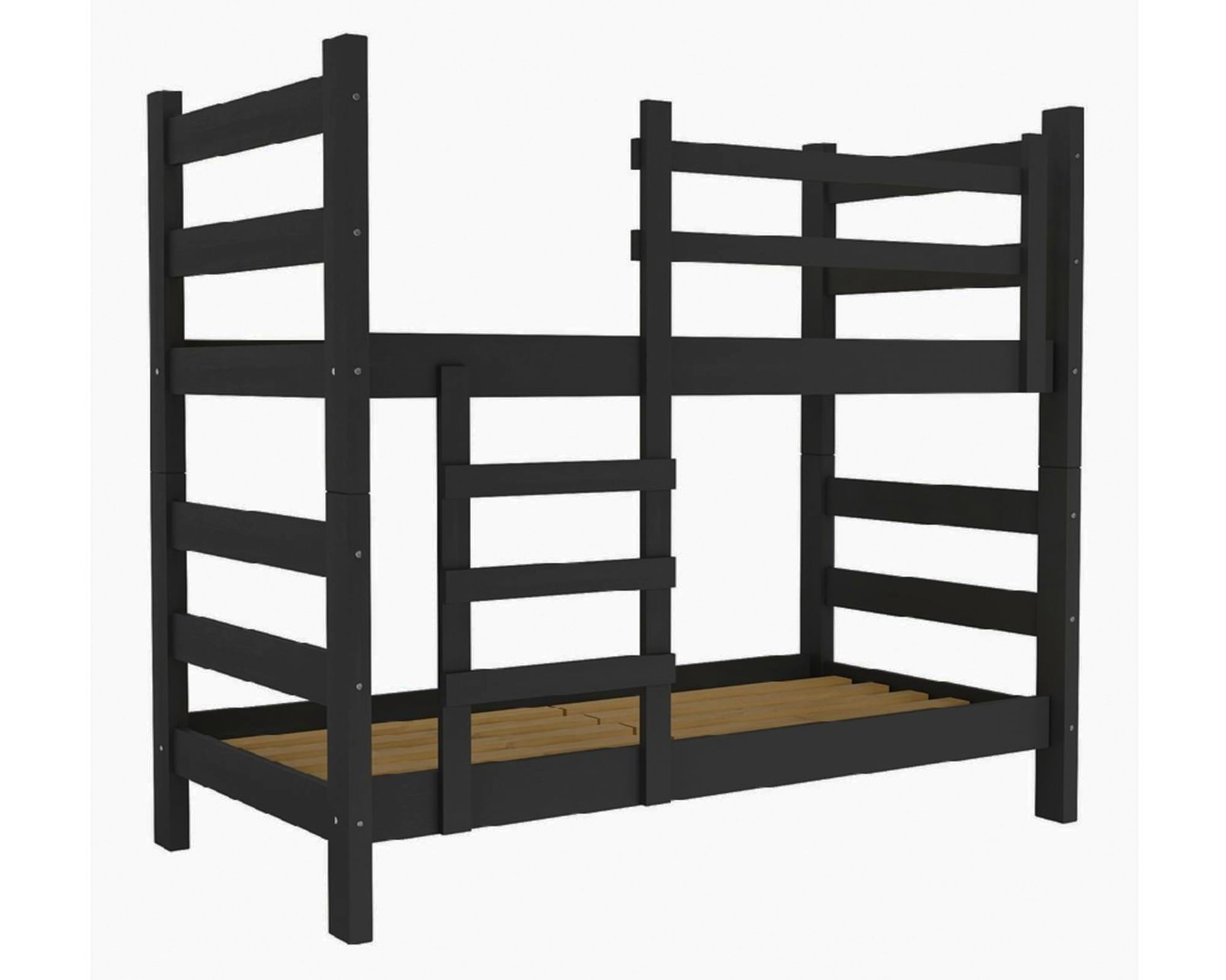 Be Design Camarote desmontable Essenciale 1 plaza negro