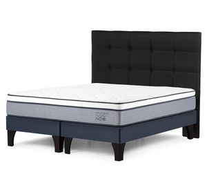 Cama europea Indie 2 plazas base dividida + respaldo Issey