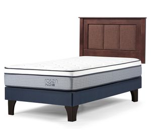 Cama europea Indie 1 plaza + respaldo Rachel