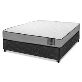 Cama europea 2 plazas x 190 cm gris Star