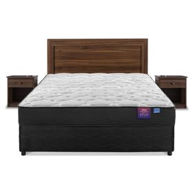 Cama americana Therapedic Plus 2 plazas base dividida + set muebles Asturias