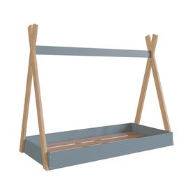 Cama transición infantil Montessori azul