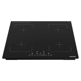 Encimera inducción 4 quemadores QEIN4F negro