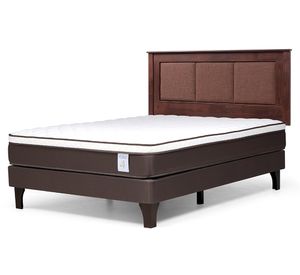 Cama europea 2 plazas New Style 4 Plus + respaldo Rachel