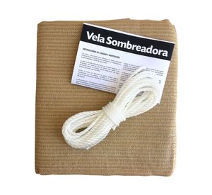 Vela sombreadora 5x5x7 m triángulo beige Marienberg