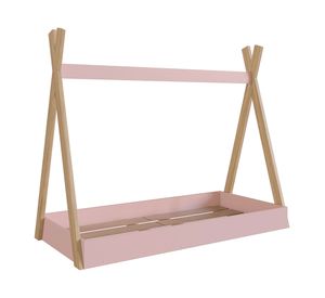 Cama infantil montessori rosado 130.5x72.7x158 cm