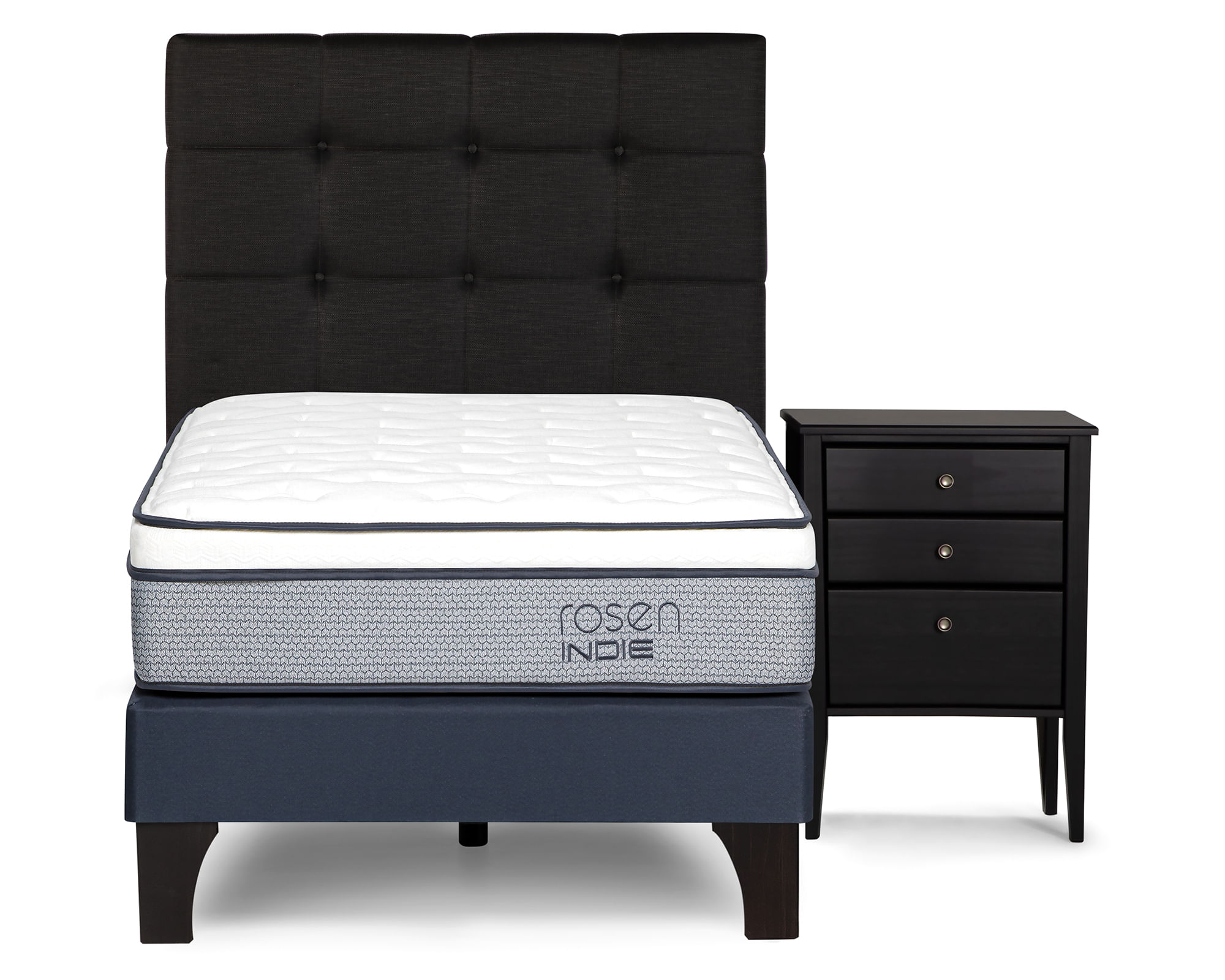 Rosen Cama europea Indie 1 plaza + Set Issey