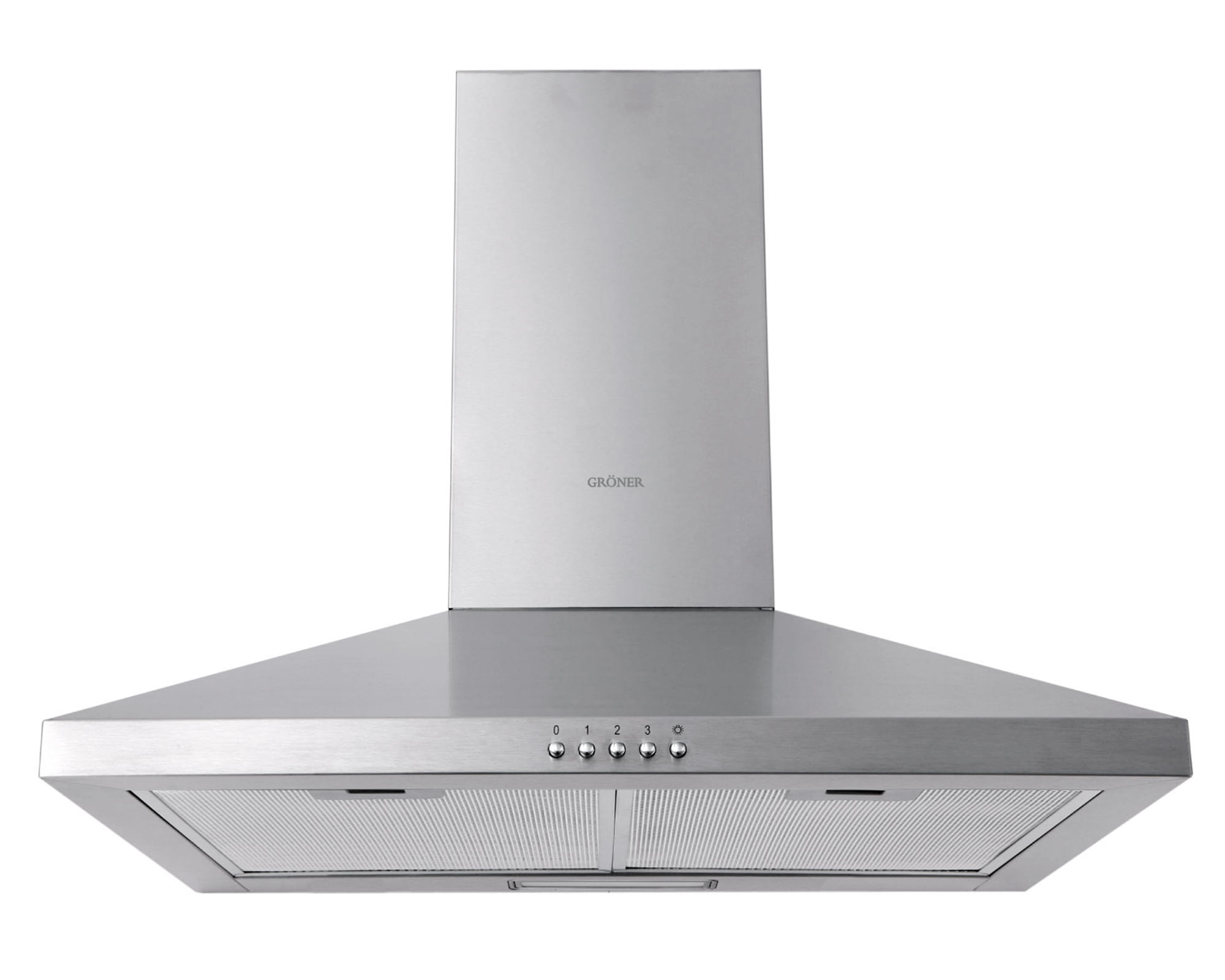 Groner Campan piramidal QCP60A inox 112 W