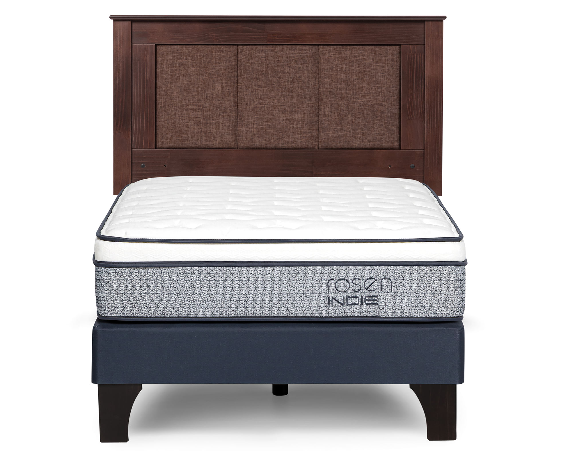 Rosen Cama europea Indie 1.5 plazas + Respaldo Rachel