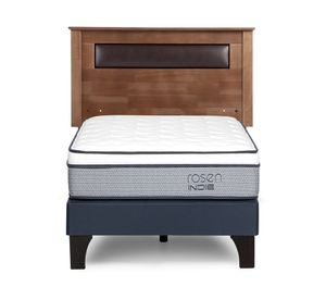 Cama europea Indie 1 plaza + respaldo Ferrara