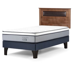 Cama europea Indie 1 plaza + respaldo Ferrara