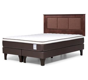 Cama europea King New Style 4 Plus base dividida + respaldo Rachel
