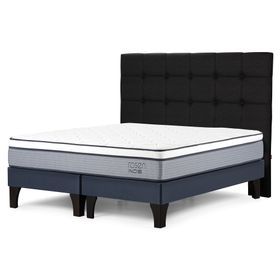 Cama europea Indie King + respaldo Issey