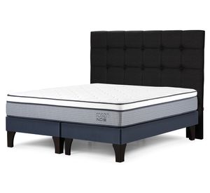 Cama europea Indie King + respaldo Issey