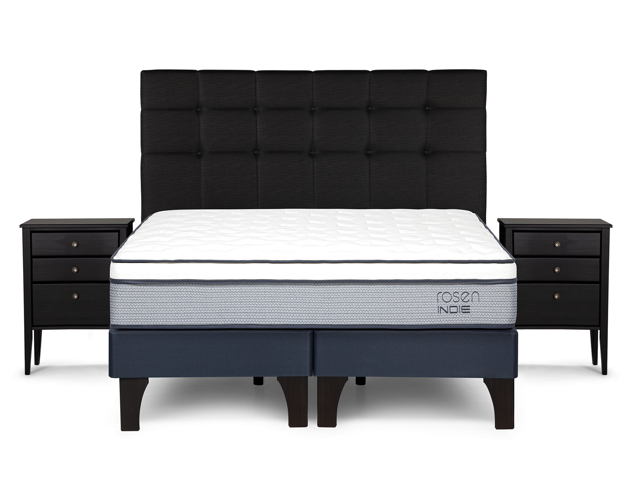 Rosen Cama europea Indie King + Set Issey