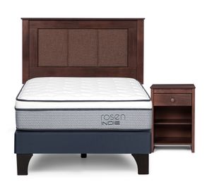 Cama europea Indie 1 plaza + Set Rachel