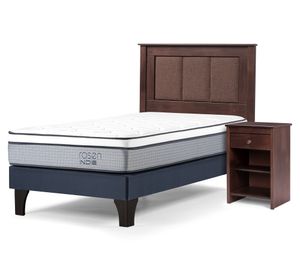 Cama europea Indie 1 plaza + Set Rachel