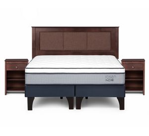 Cama europea Indie 2 plazas base dividida + Set Rachel