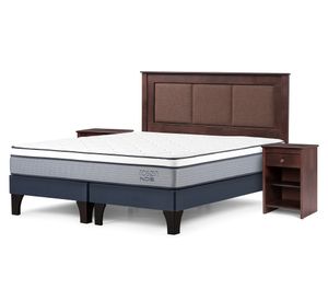 Cama europea Indie 2 plazas base dividida + Set Rachel