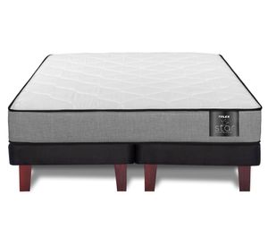 Cama europea Star 2 plazas base dividida